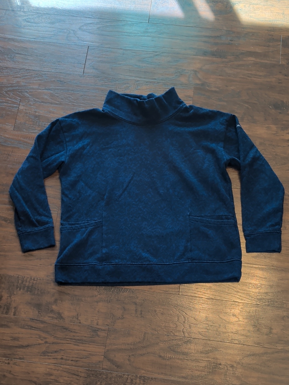 Columbia Deep Blue Funnel Neck Pullover Sweater